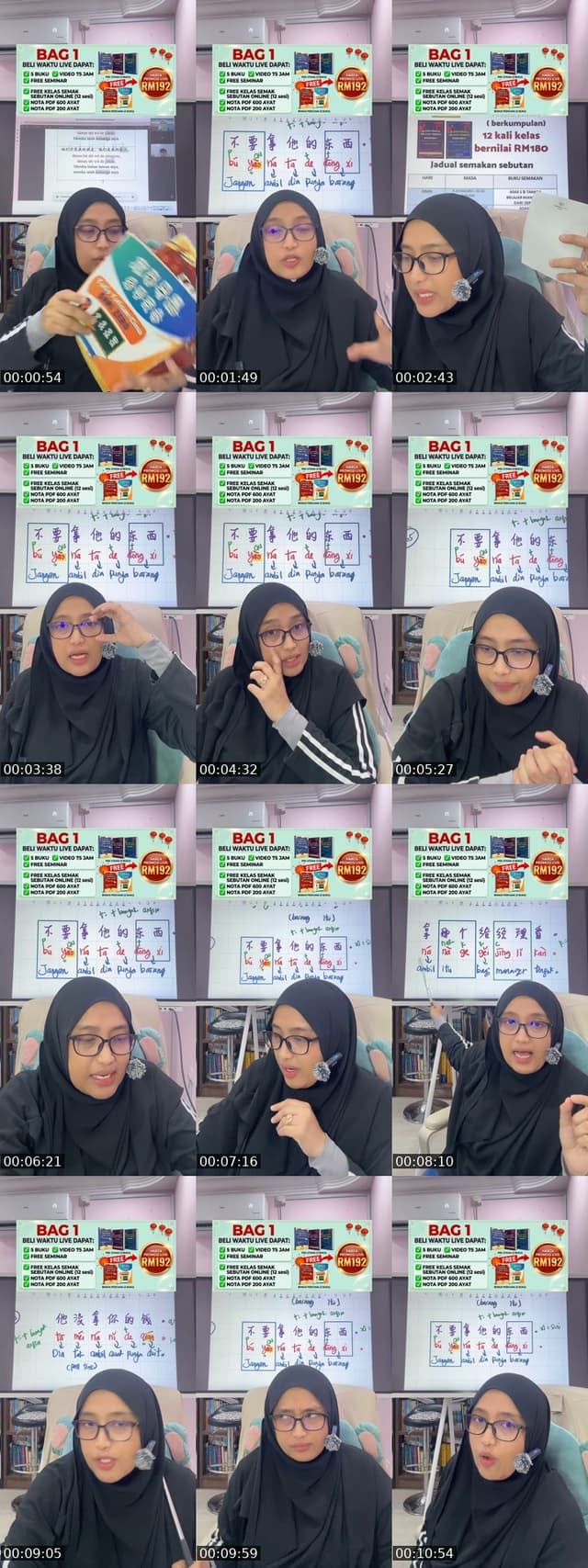 TikTok live: 3 AYAT MUDAH ZERO MANDARIN by @cikgumandarinzazah
