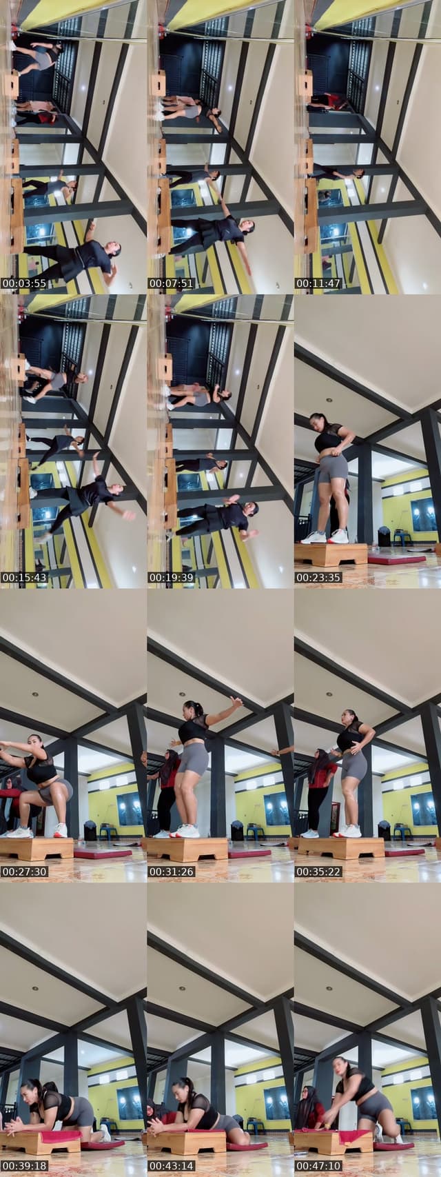 TikTok live: Steprobic RADJA GYM by @puputathena