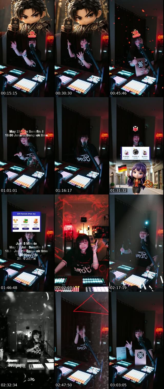 TikTok live: party time !!! by @chellemichii