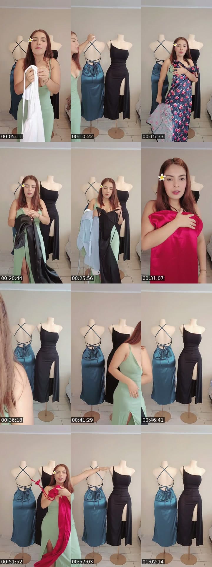 Vestidos en liqui solo por live