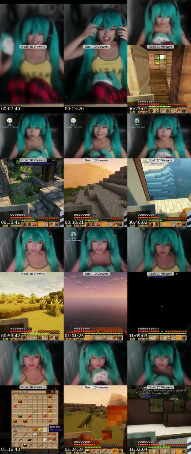 TikTok live: miku modded mc gameplay by @j3mmii_