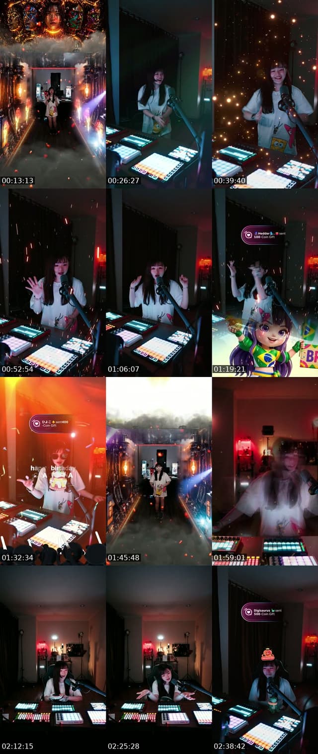 TikTok live: party time !!! by @chellemichii