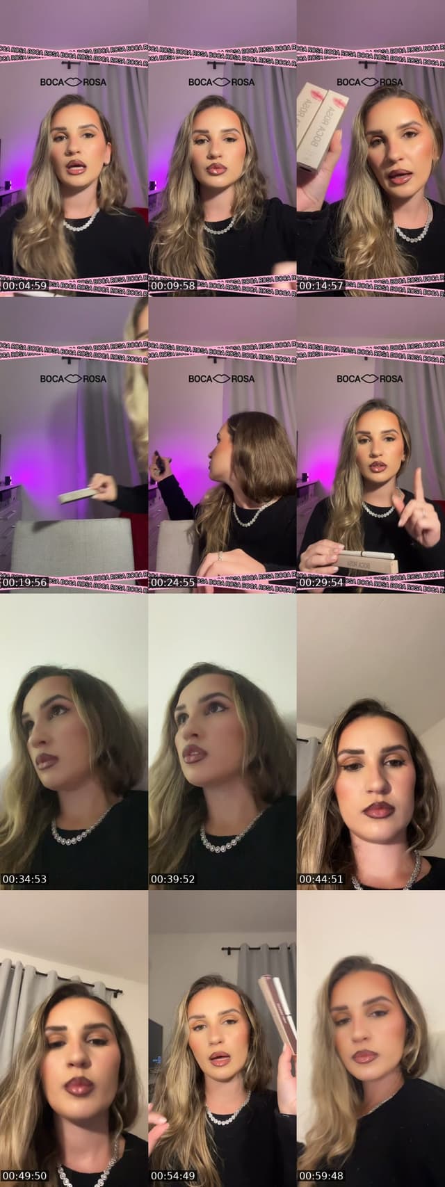 TikTok live: BOCA ROSA BEAUTY 👄 by @nahmoana