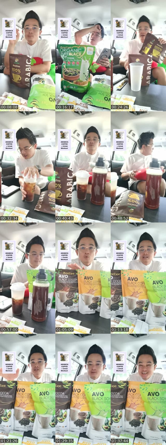 TikTok live: KOPI AVO DIET Sihat by @watermummy_5k