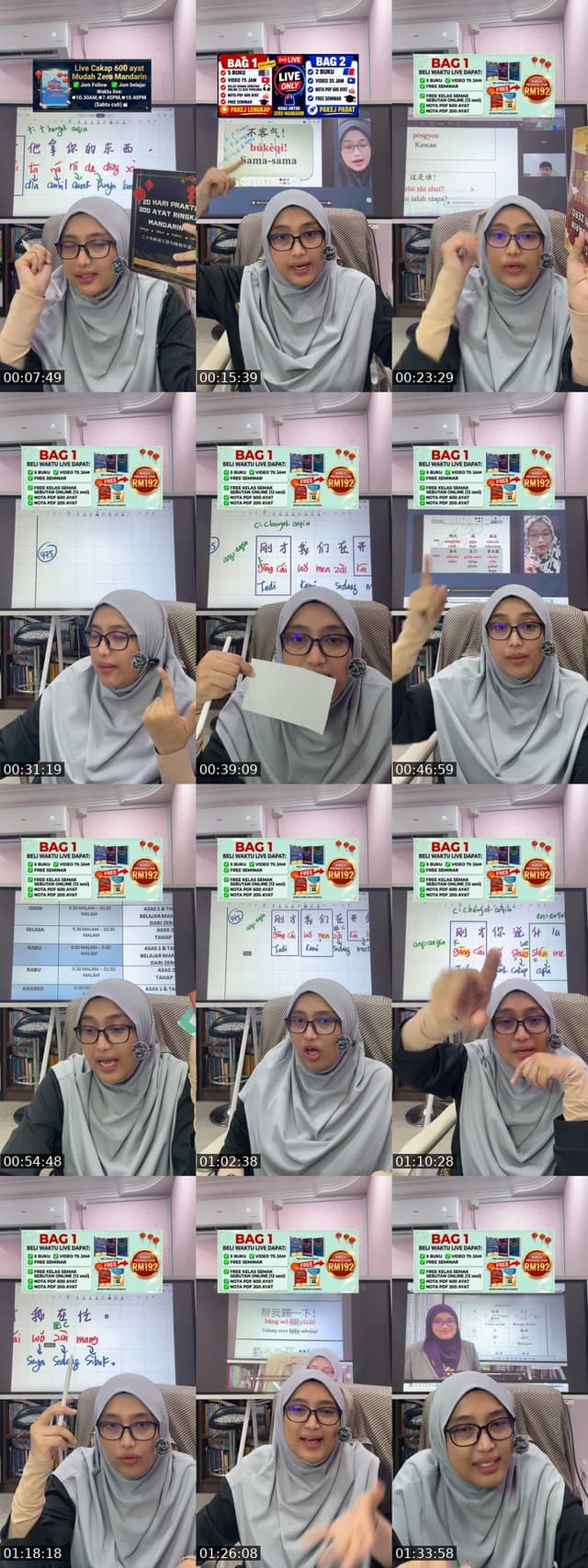 TikTok live: 3 AYAT MUDAH ZERO MANDARIN by @cikgumandarinzazah