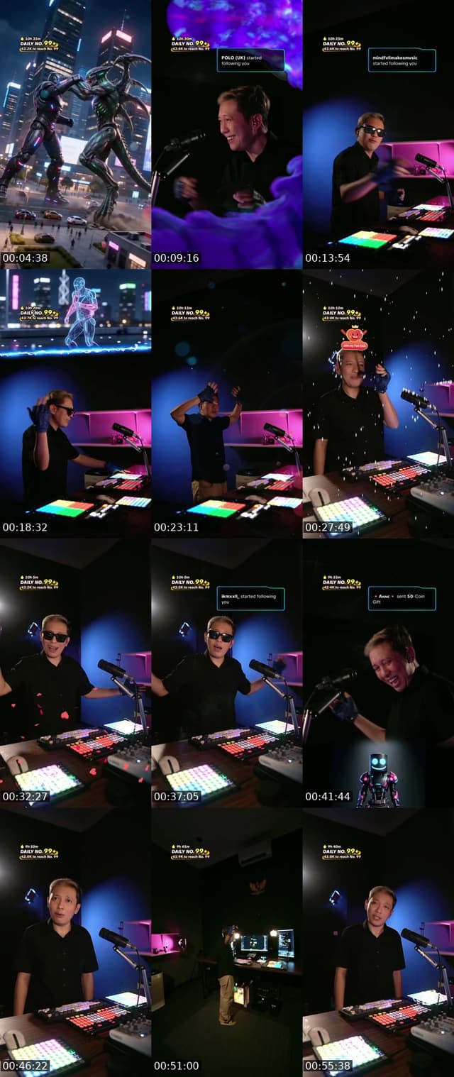 TikTok live: Visual Music Need Your Support by @feelgoodid