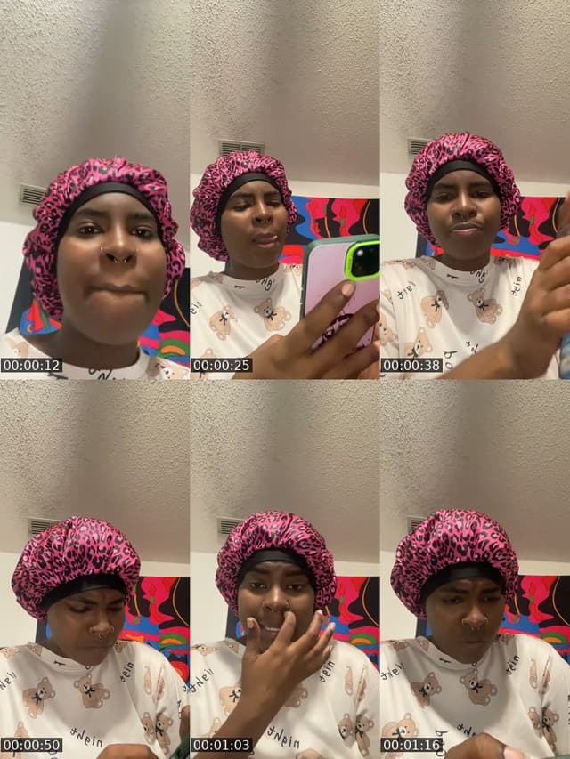 TikTok live: follow my backup @msnaturalface by @mschocodelight