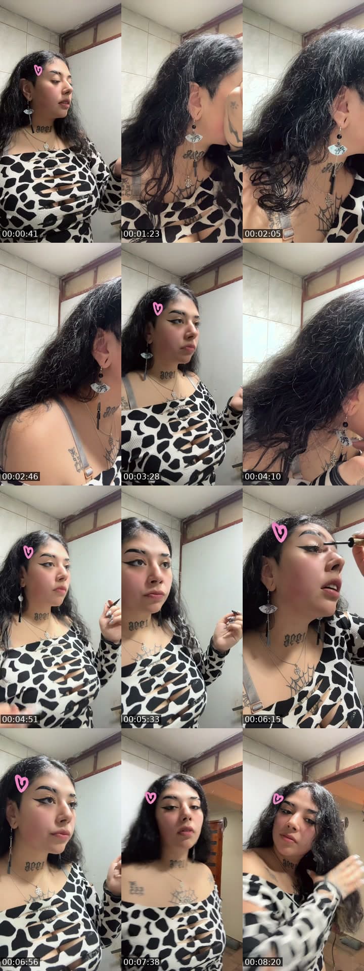 Arreglándome pa ser una vaquita