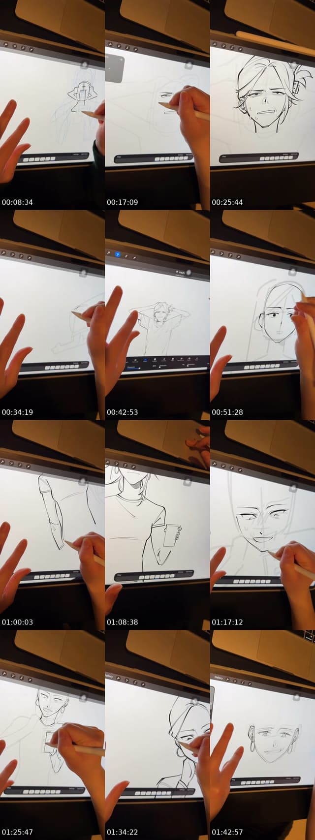 TikTok live: Drawing by @jiwooundercover