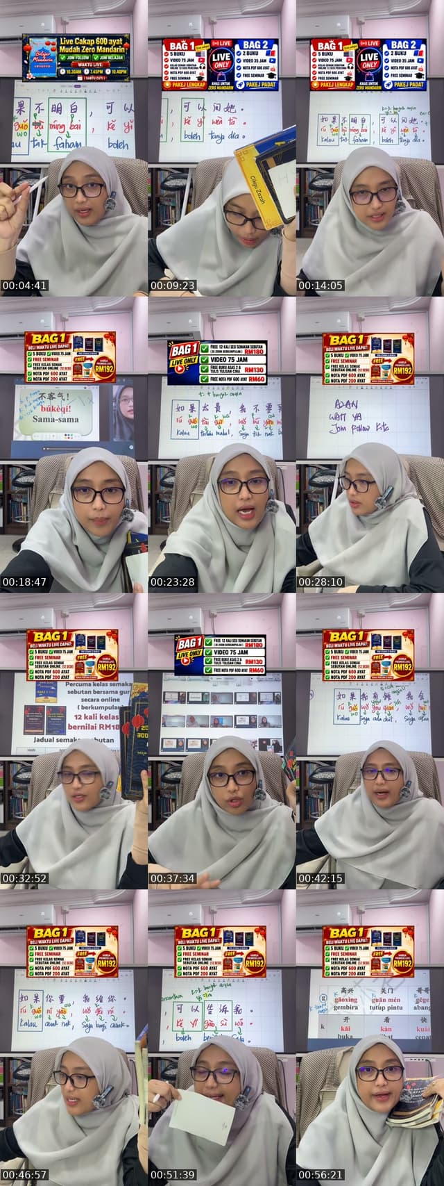 TikTok live: 3 AYAT MUDAH ZERO MANDARIN by @cikgumandarinzazah