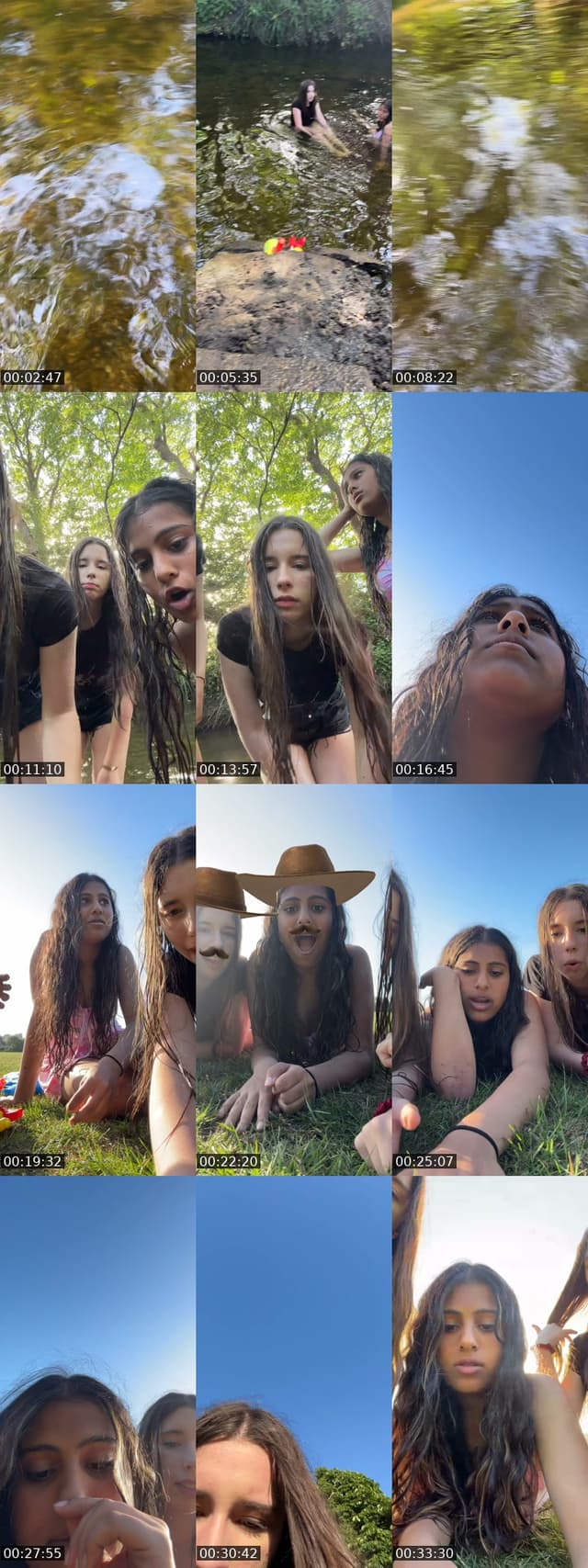 TikTok live: Jumping in the river by @its.riris.spamz
