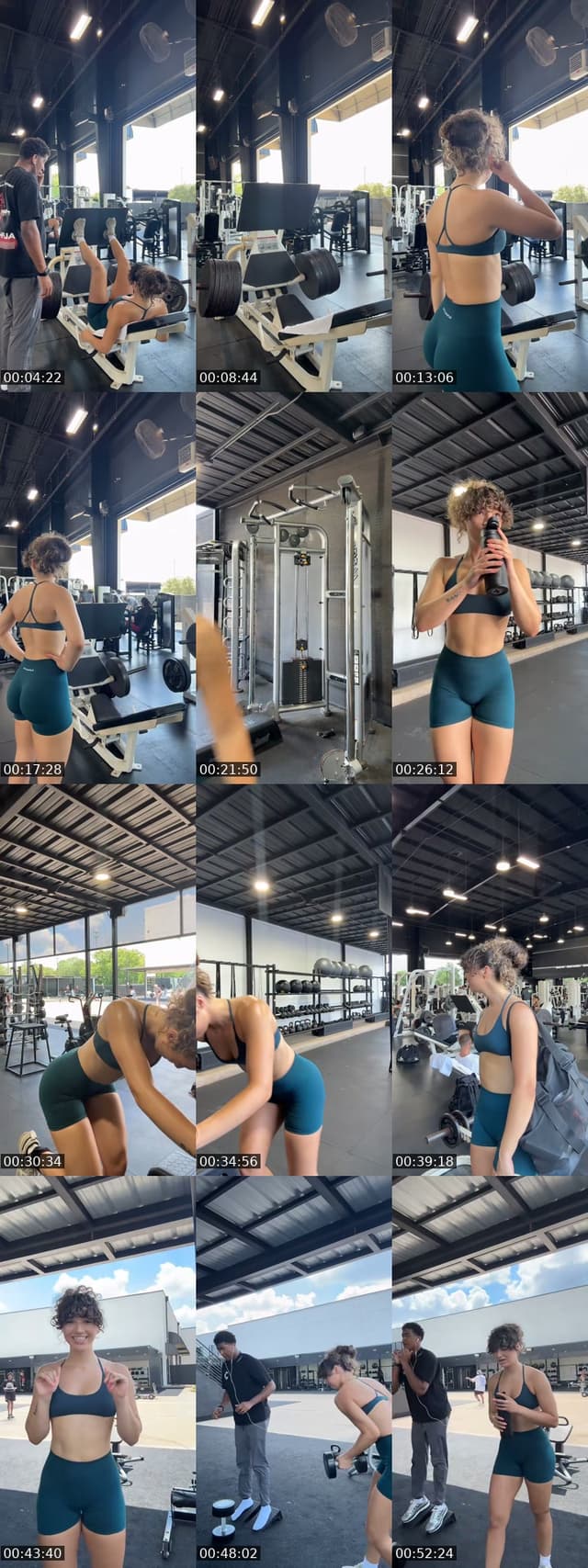 Past TikTok live: Gym with me ✨ by @ciaralynnrosa