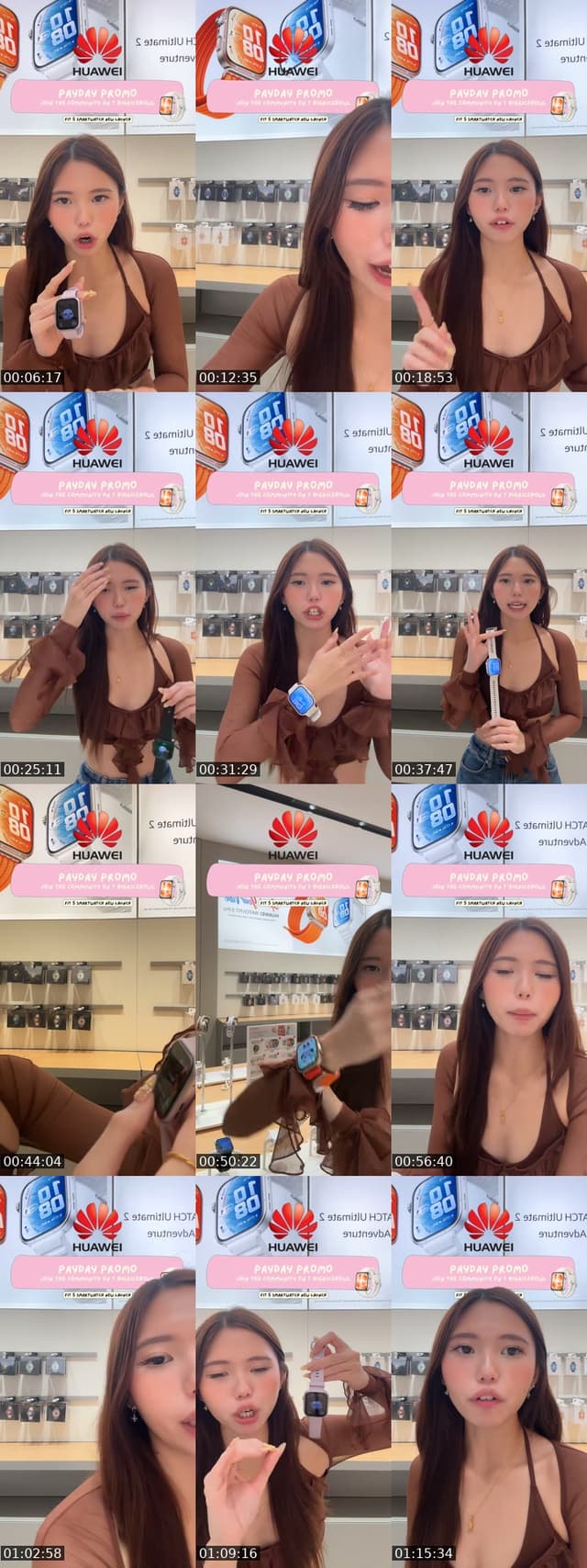 TikTok live: HUAWEI stream ⌚️ by @smolriceee