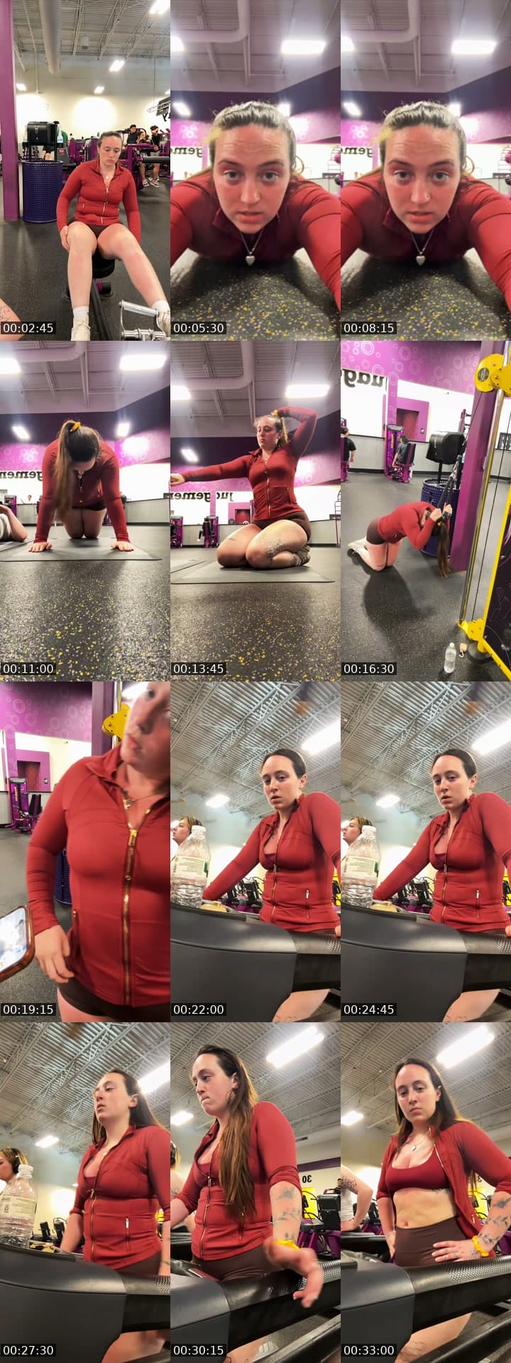 back at the gym