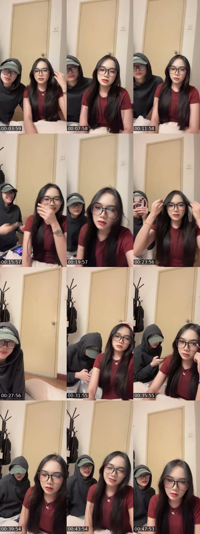 TikTok live: sleepover by @rosiepetals77