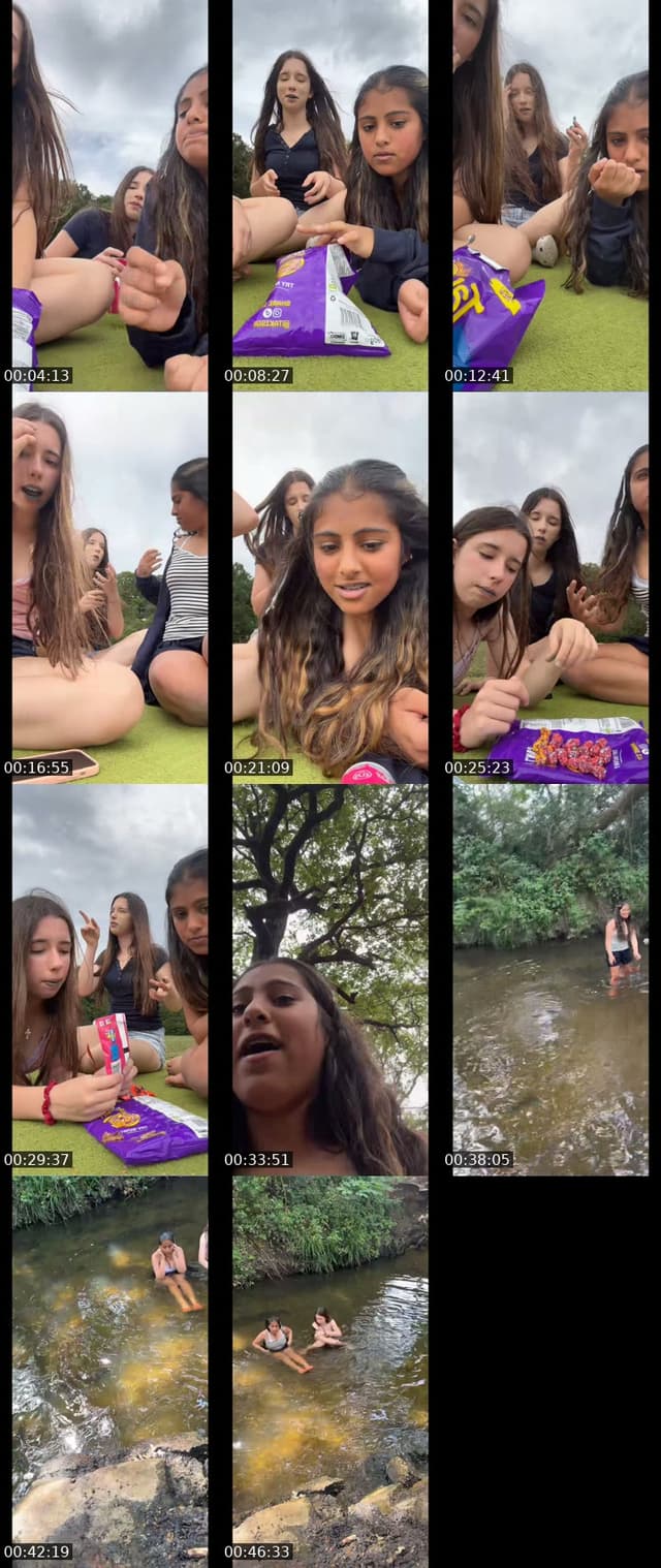TikTok live: Jumping in the river and eat by @its.riris.spamz