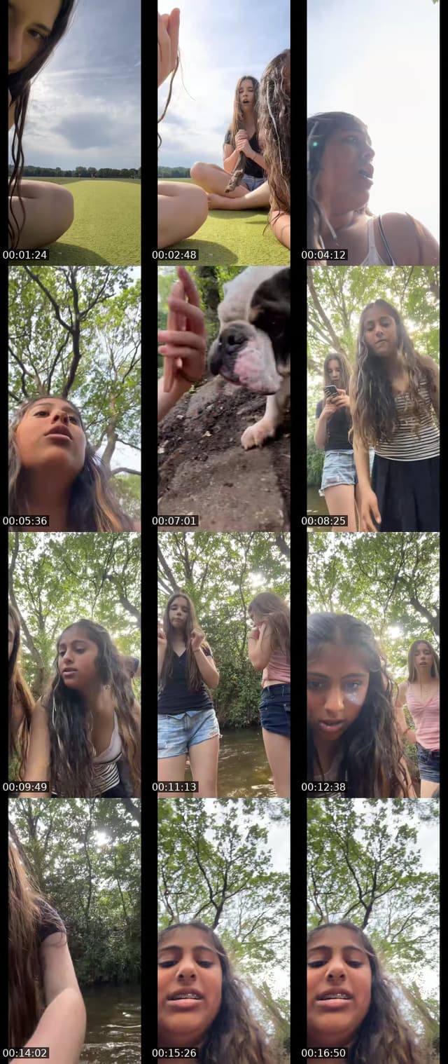 TikTok live: Jumping in the river by @its.riris.spamz