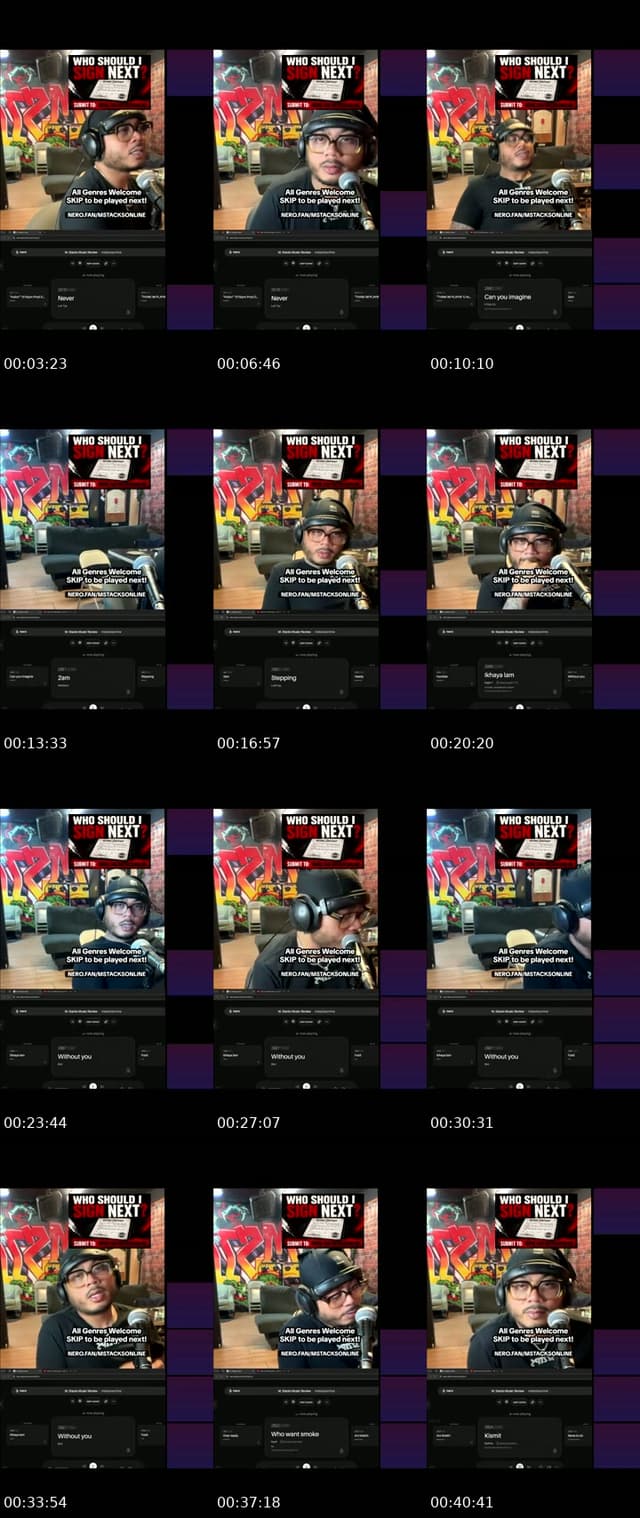 TikTok live: Who should I sign next??? by @mstacksonline