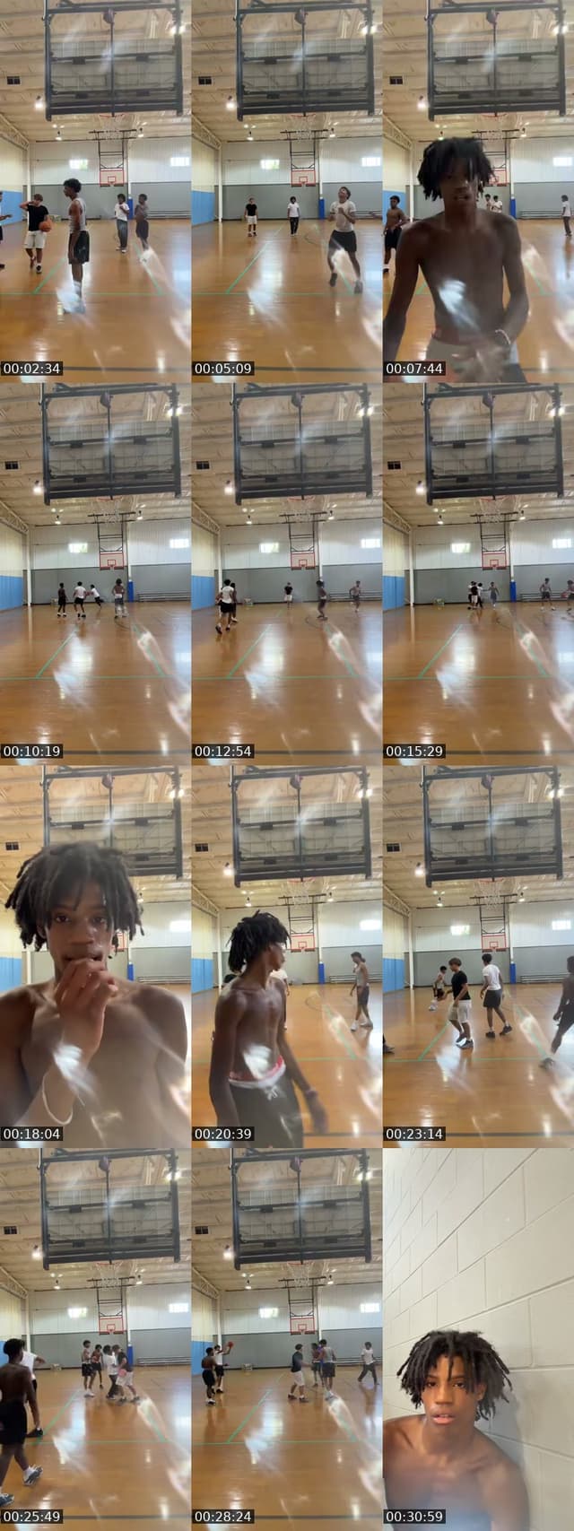 TikTok live: 3v3 BASKETBALL by @natesnichelife