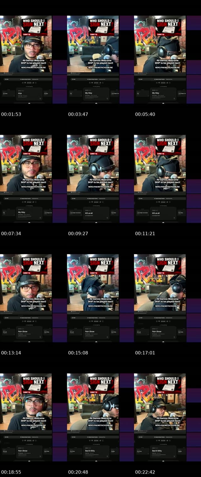 TikTok live: Who should I sign next??? by @mstacksonline