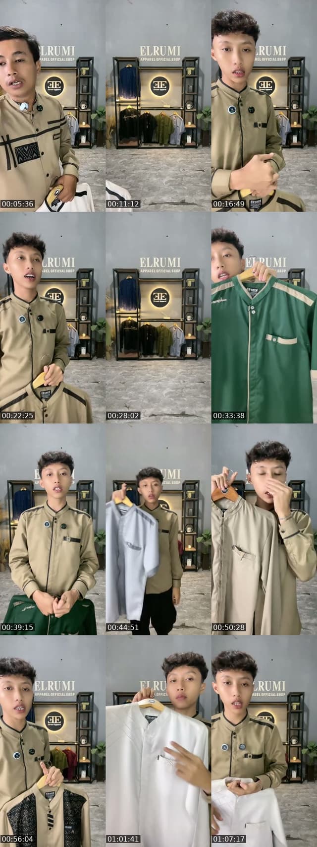 TikTok live: Promo baju koko pria by @elrumi_apparel_official