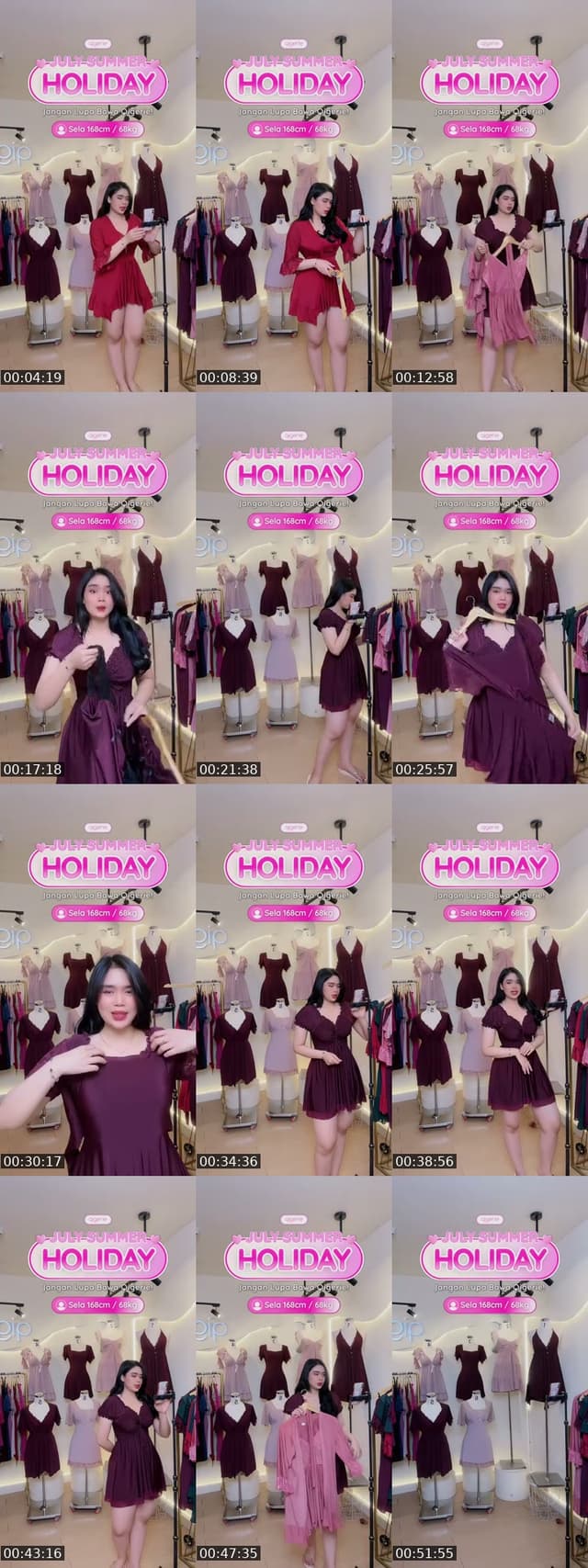 TikTok live: PROMO SLEEPWEAR TERAKHIR 😱🔥‼️ by @qigerie
