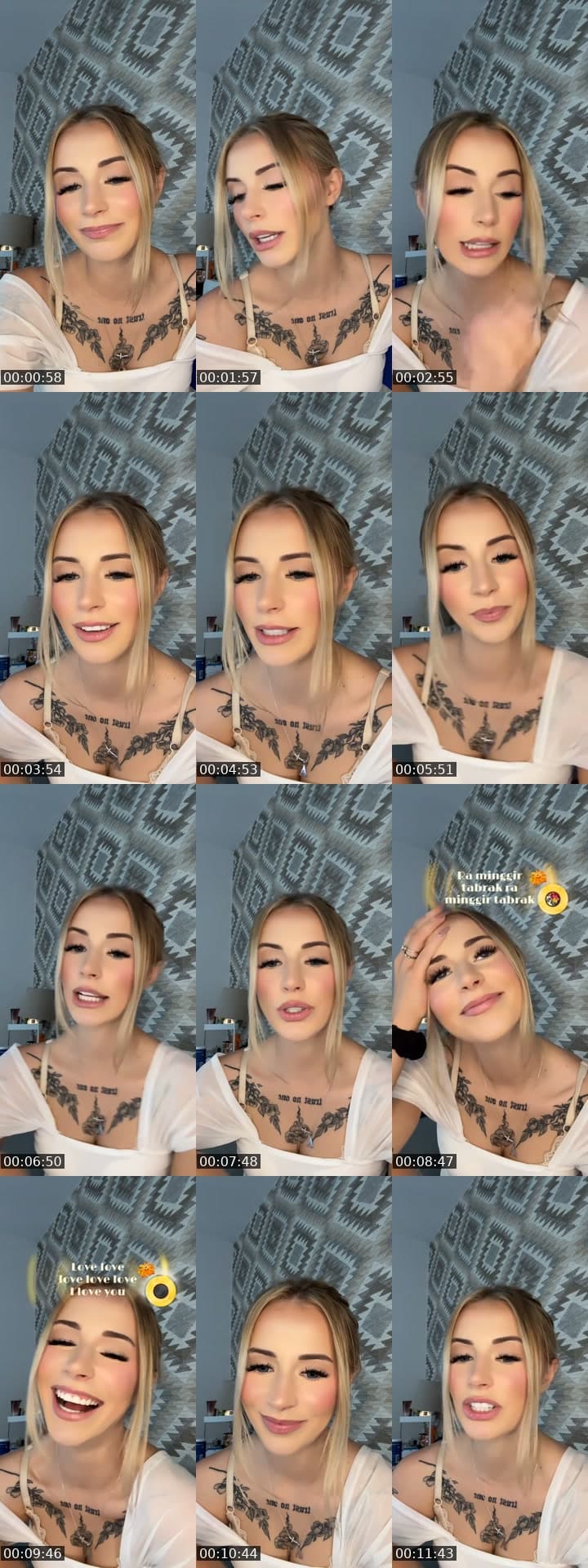 @alohaklaudia TikTok live stream
