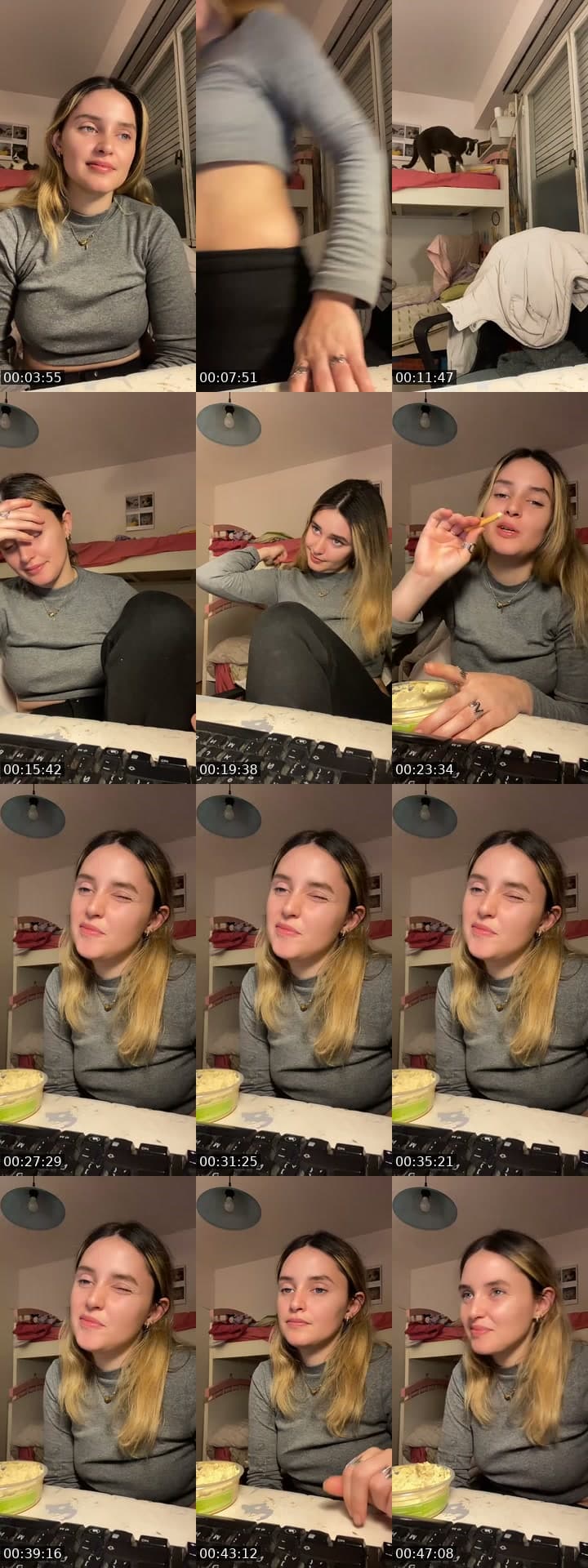 @milenafabb TikTok live stream