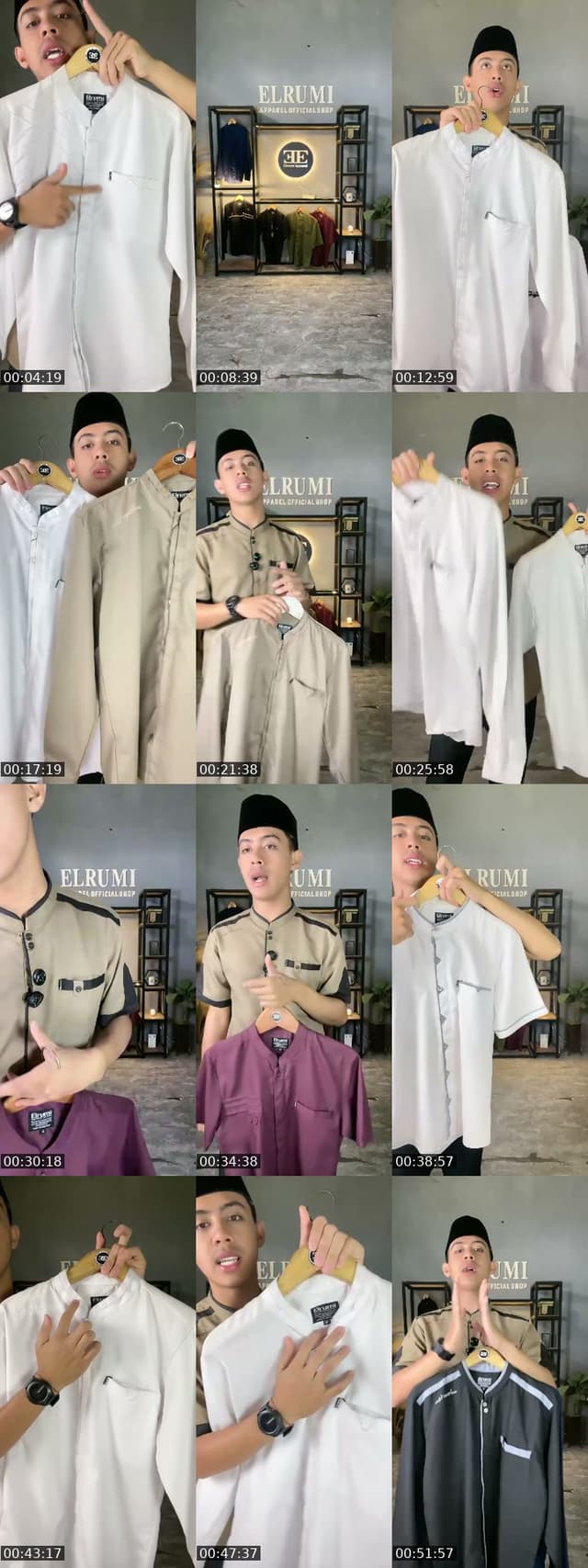 TikTok live: Promo baju koko pria by @elrumi_apparel_official
