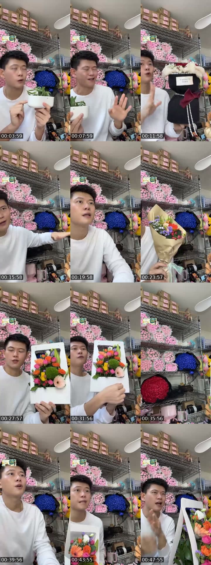 @flowershopsg TikTok live stream