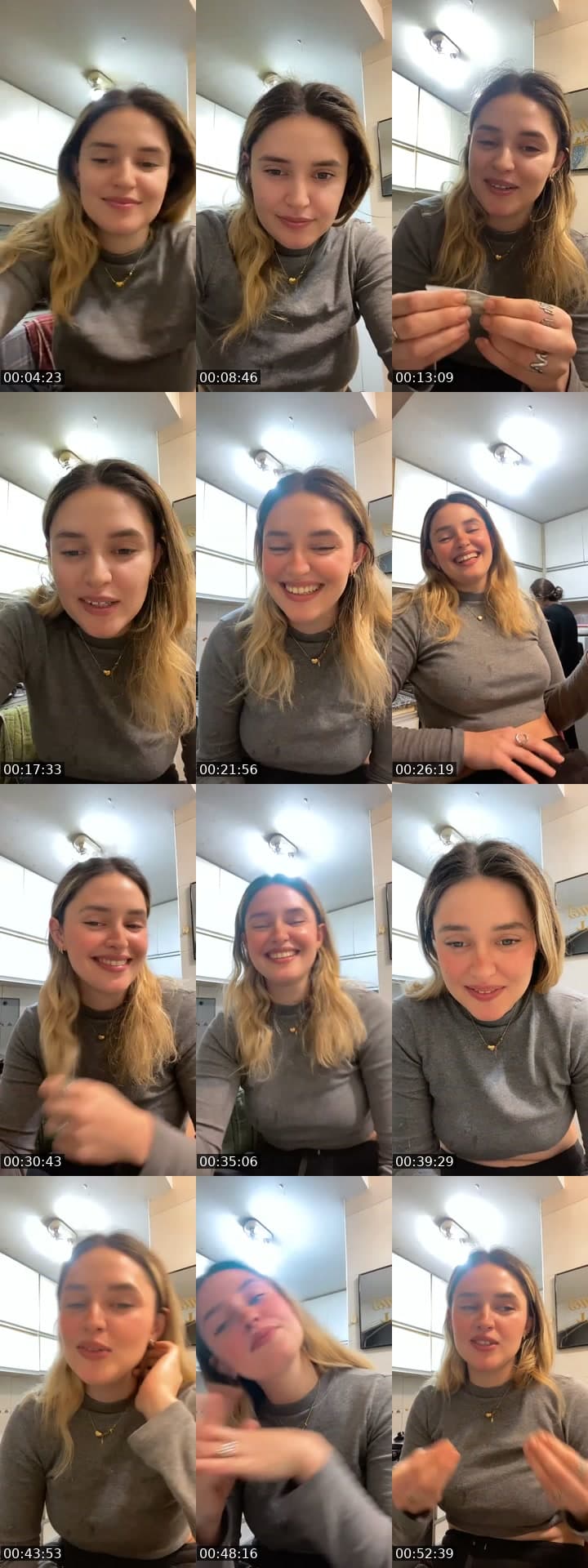 @milenafabb TikTok live stream