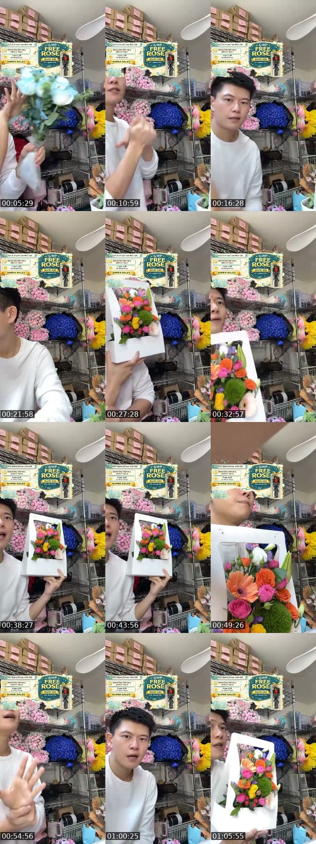 @flowershopsg TikTok live from 2026-07-19