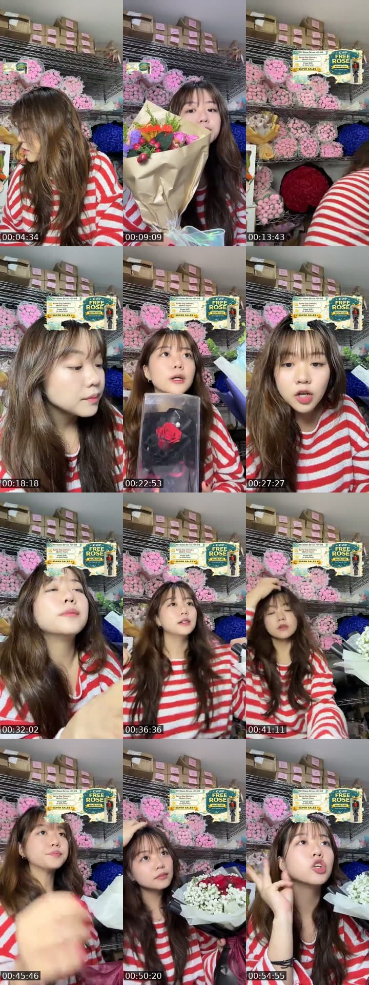 @flowershopsg TikTok live stream