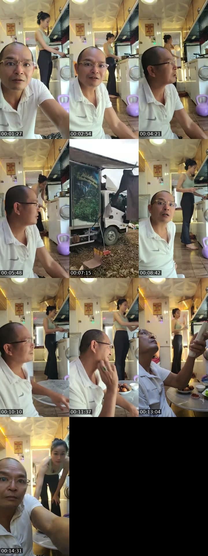 Vợ Chồng Sống Trên Xe