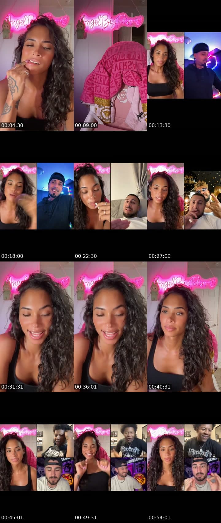 @angelbigpurr TikTok live stream