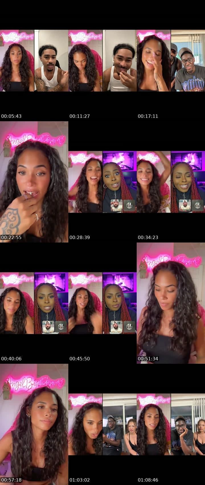 @angelbigpurr TikTok live stream