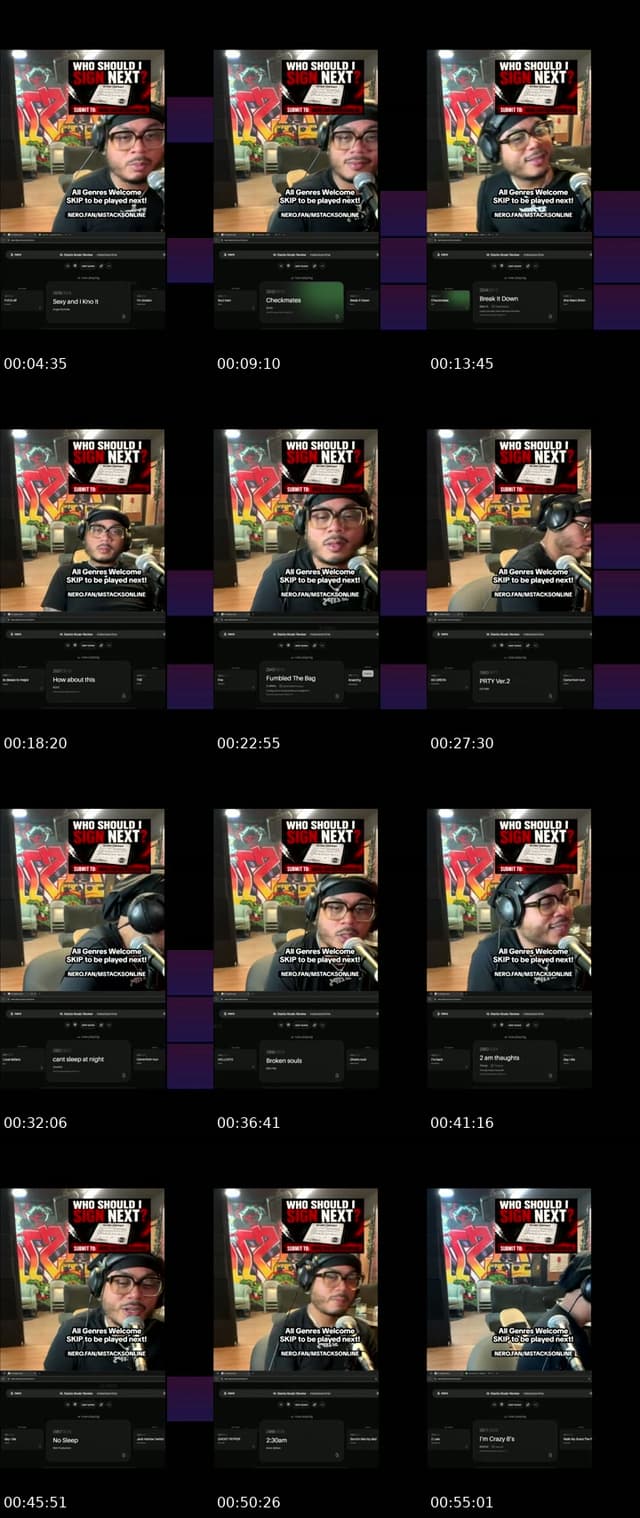 TikTok live: Who should I sign next??? by @mstacksonline