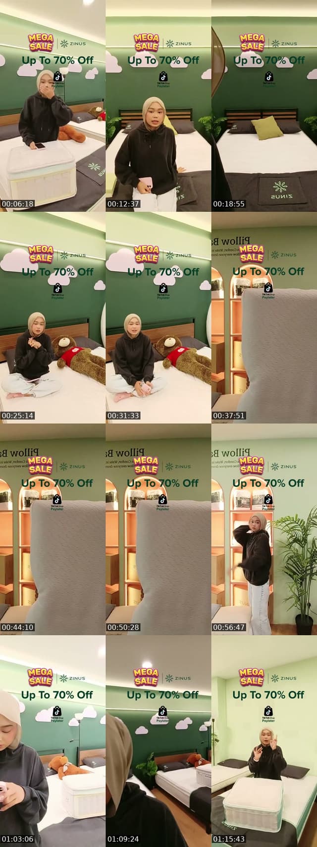 TikTok live: MEGA SALES !! NADH by @zinus.my