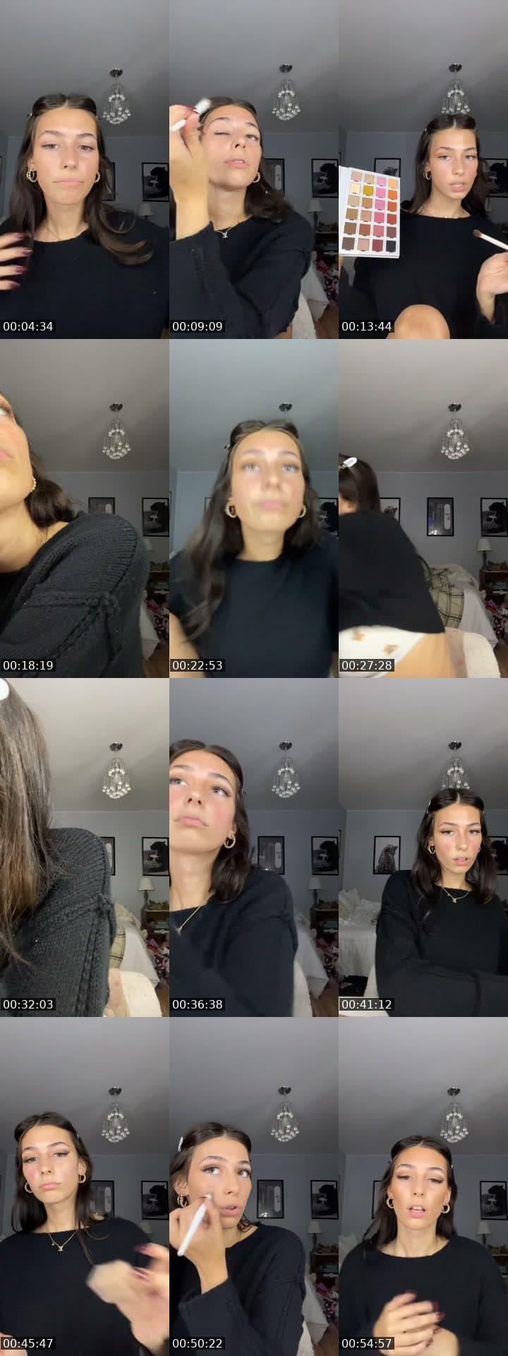 trying out new makeup look !!!