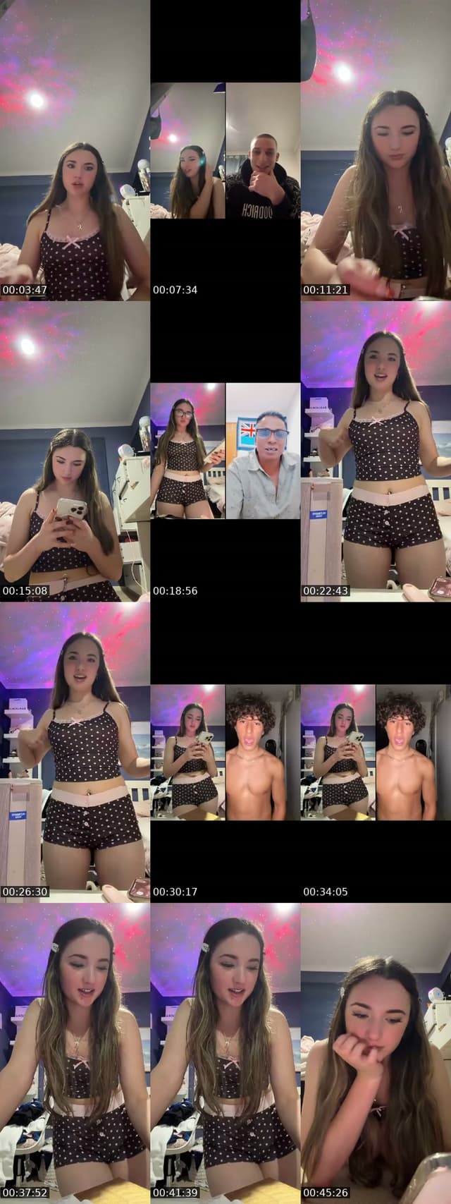 TikTok live: birthday at 12am 🎀 by @_katie.watson