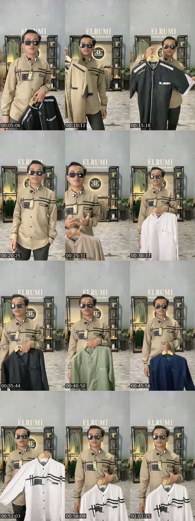 TikTok live: Promo baju koko pria by @elrumi_apparel_official