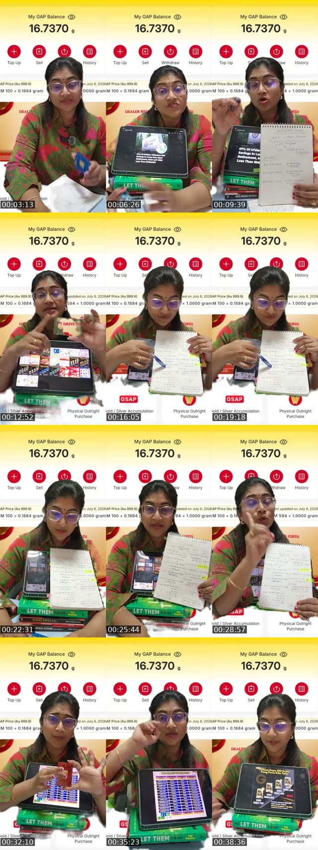 TikTok live: Cara Kumpul Gram Emas - RM100 by @dryuvaranipg