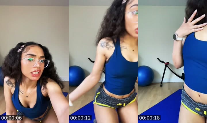 @alilvalentina TikTok live stream