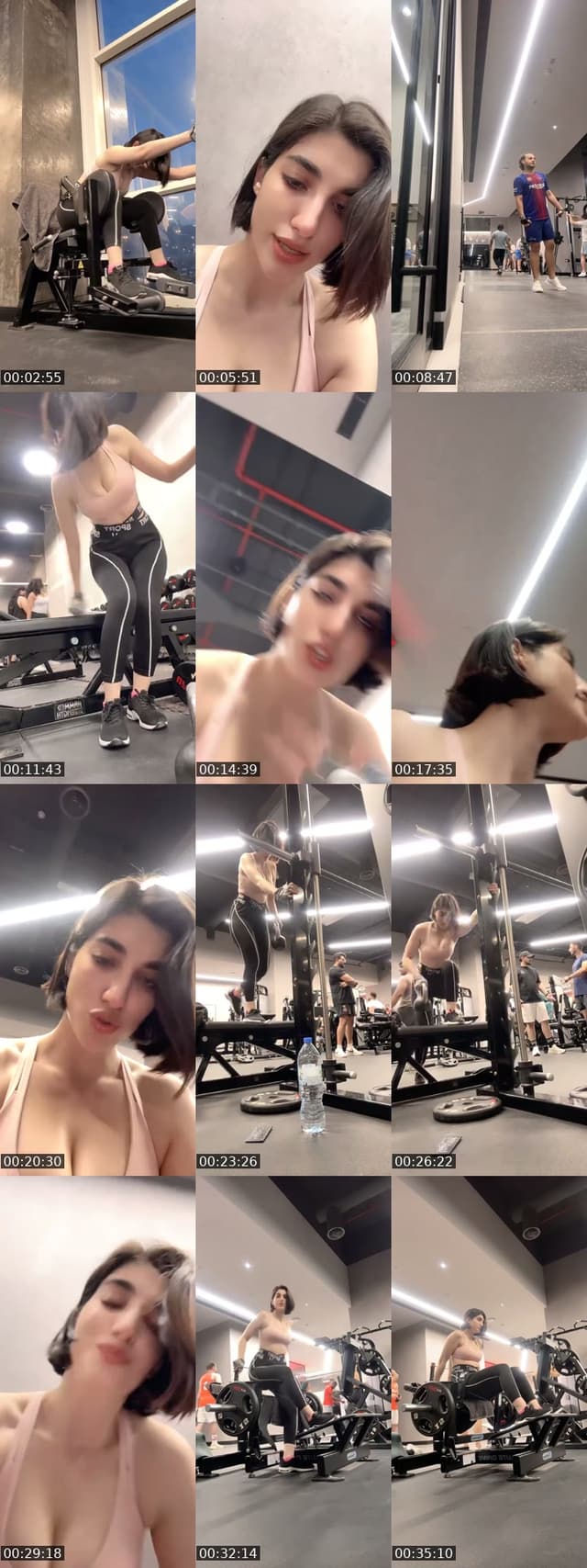 TikTok live: back to gym 🥰 by @im.swny