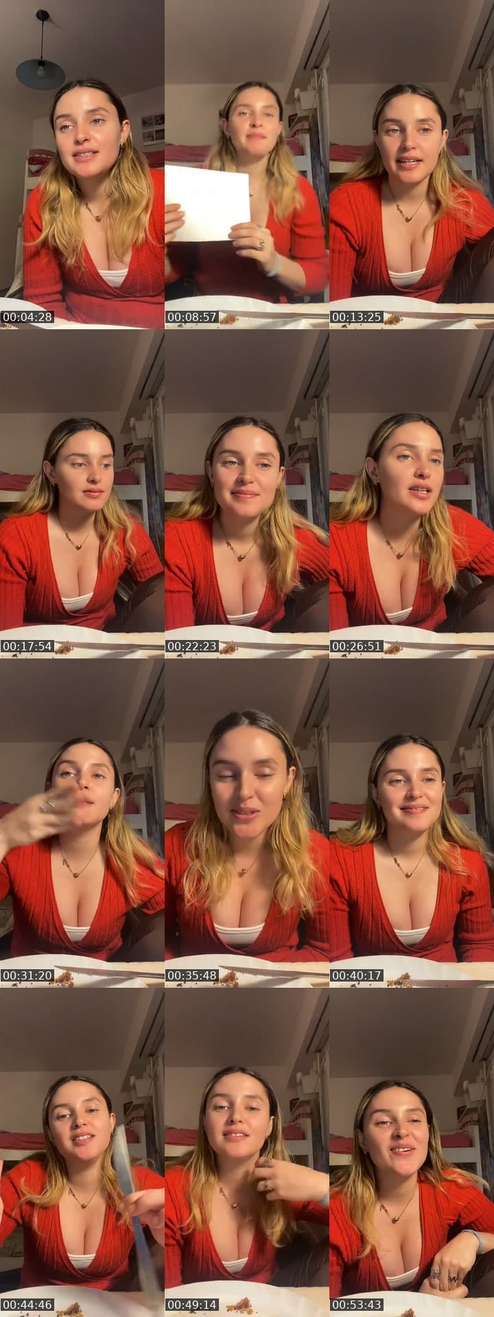 @milenafabb TikTok live stream