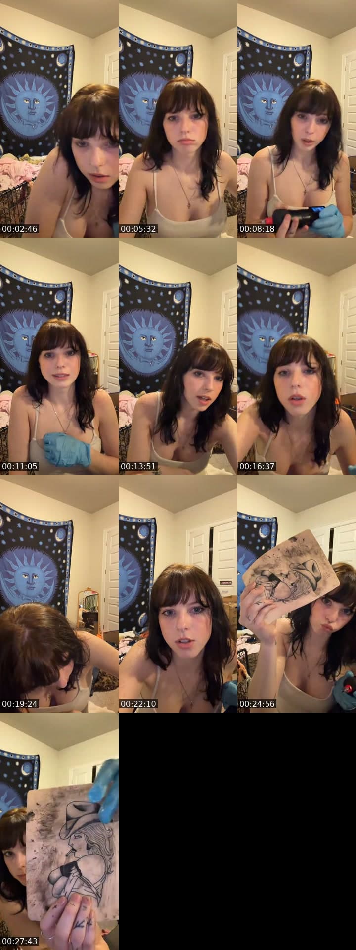 Chatting and tattooing!