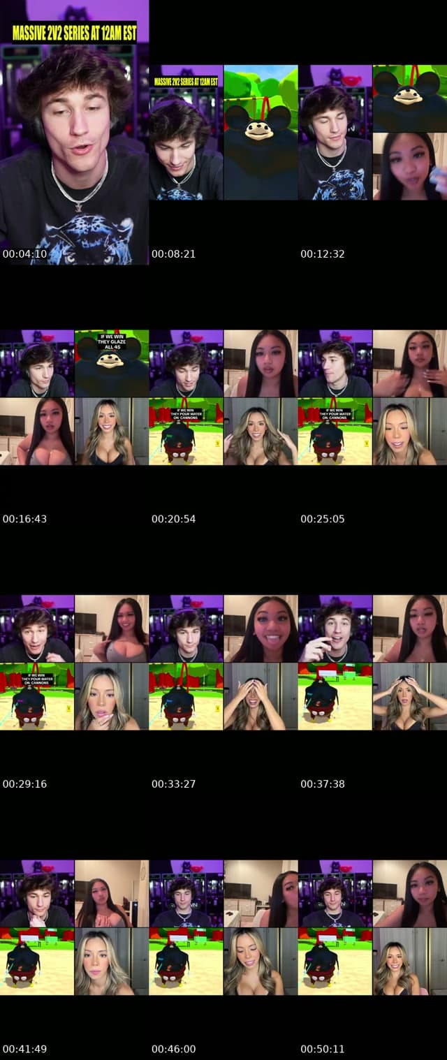 TikTok live: MASSIVE 2V2 DARE SERIES 🦮 by @juuqttv