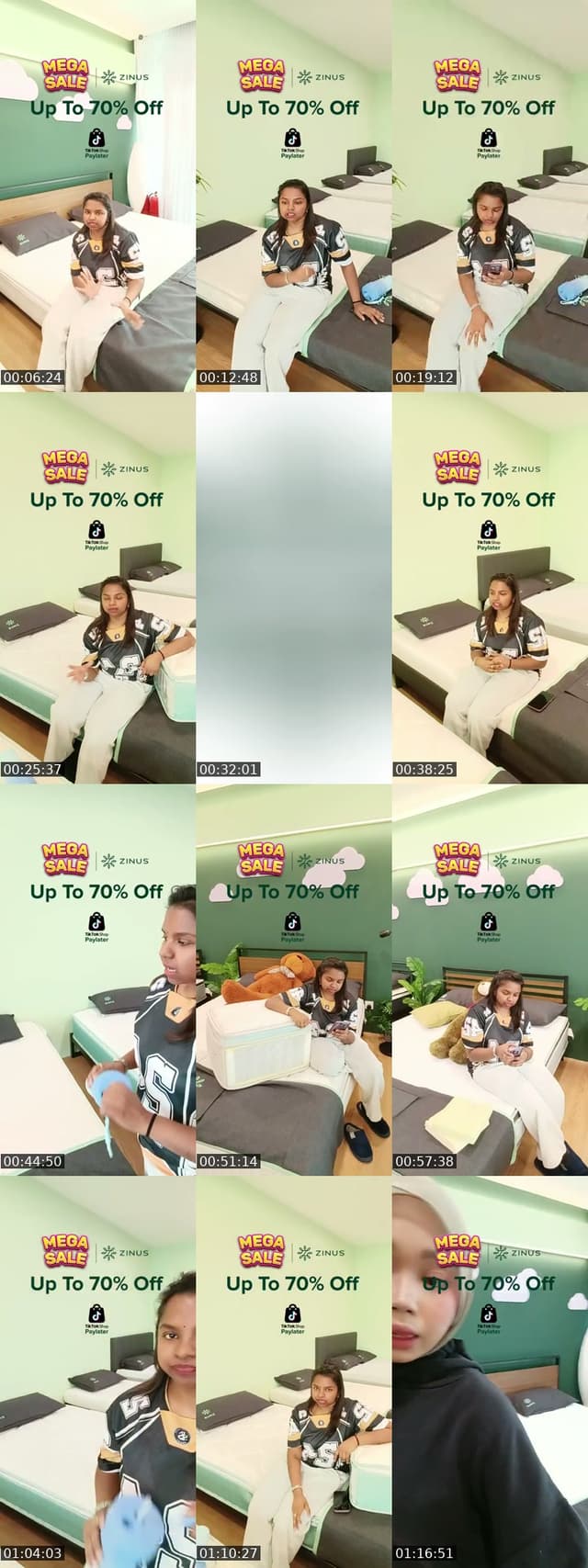 TikTok live: MEGA SALES !! NADH by @zinus.my