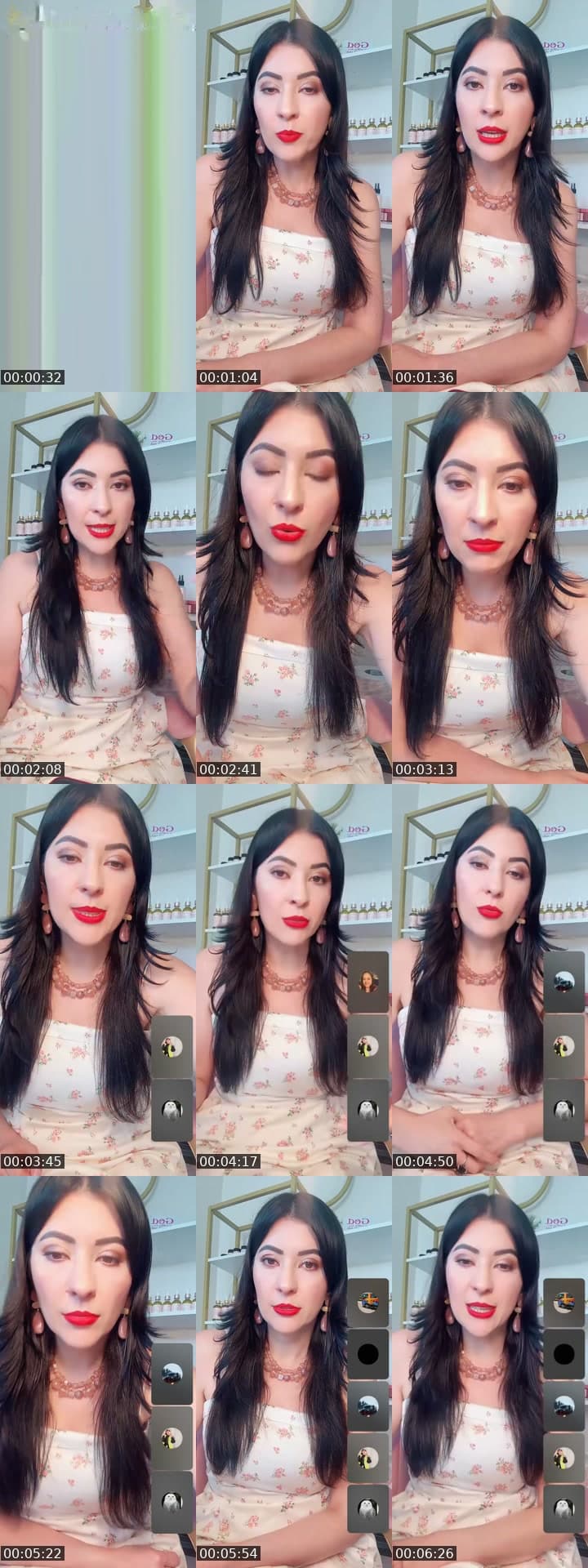 @queenofbeautyandjustice TikTok live stream