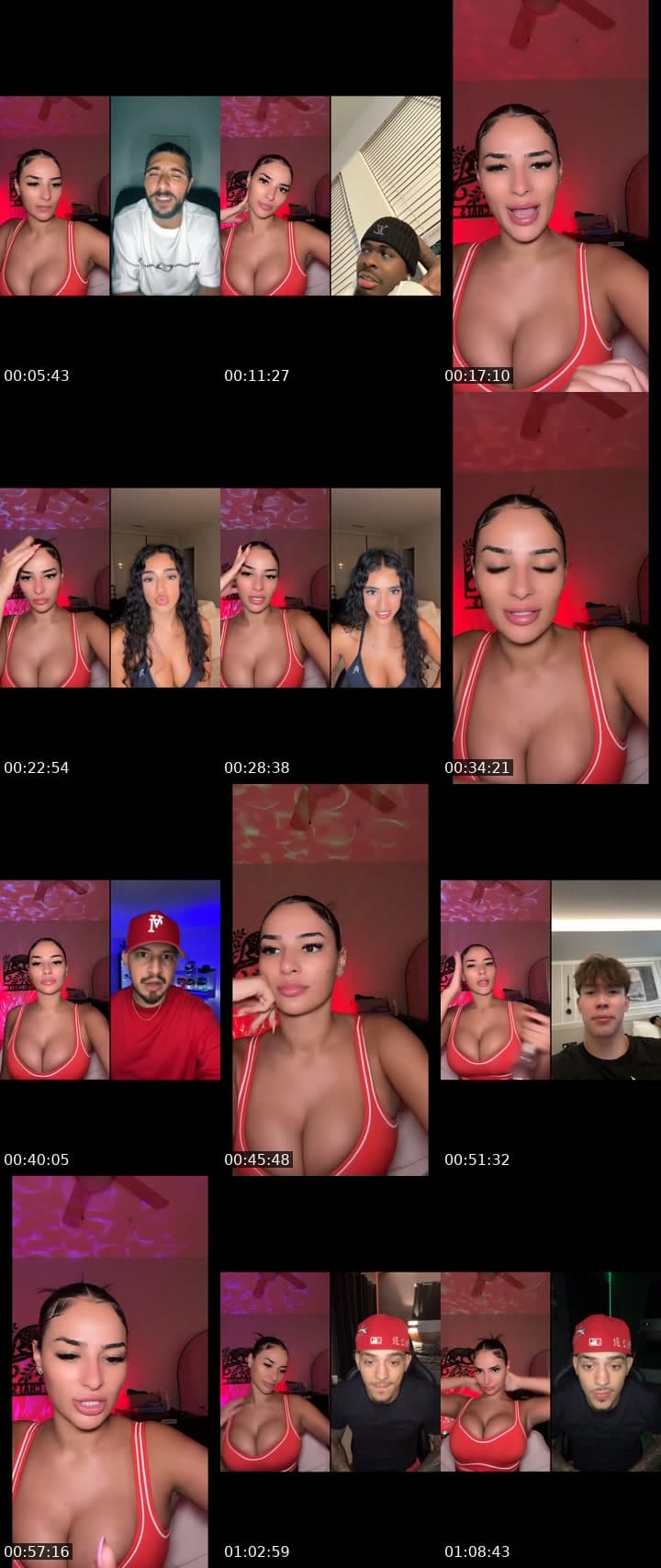 @monicabaezzz TikTok live stream